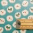 ECO-LAMINATED | STRAWBERRY FLOWERS (Turquoise)