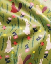 ECO-LAMINATED | RABBIT & SQUIRREL (Green)