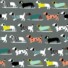 REVERSE SIDE ECO-LAM | DACHSHUNDS (Grey)