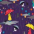 COTTON | RAINY DAY (Purple)