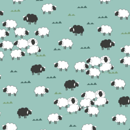 ECO-LAMINATED | SHEEP (Turquoise)