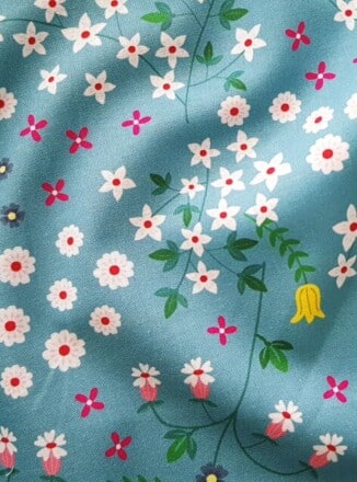 COTTON | SPRING IS COMING (Turquoise)