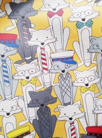 ECO-LAMINATED | CRAZY FOX (Yellow)