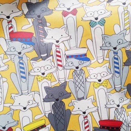 ECO-LAMINATED | CRAZY FOX (Yellow)