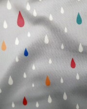 ECO-LAMINATED | RAINDROPS (Grey)