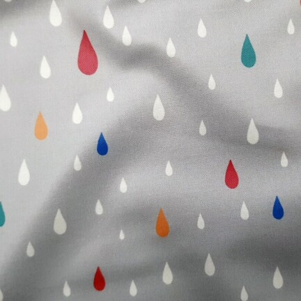 ECO-LAMINATED | RAINDROPS (Grey)