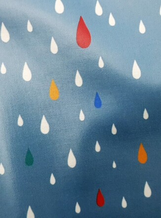 ECO-LAMINATED | RAINDROPS (Blue)