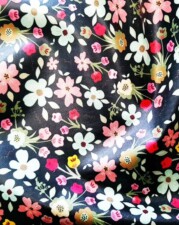ECO-LAMINATED | WILD FLOWER (Black)